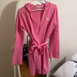 Victorias Secret PINK M/L Hoodie Robe